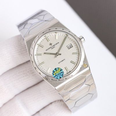 Vacheron Constantin Overseas 37*8mm 9015 Movement White/Grey Face Watch